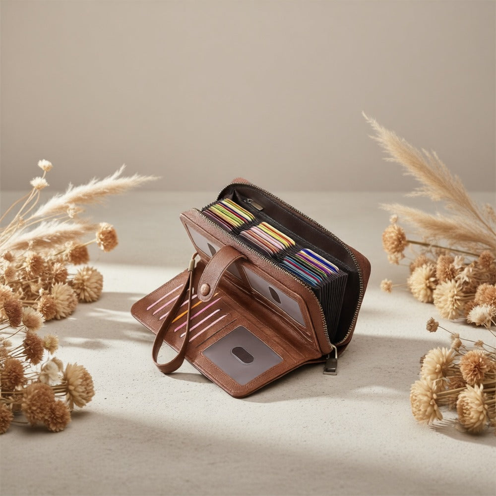 Women's Wallet – RFID Blocking, Large Capacity, Compact, for Travel | Bag Vero – detail view 8