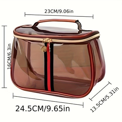 Travel Makeup Bag – Large Capacity, Transparent, Clear, Waterproof | Bag Vero – detail view 7