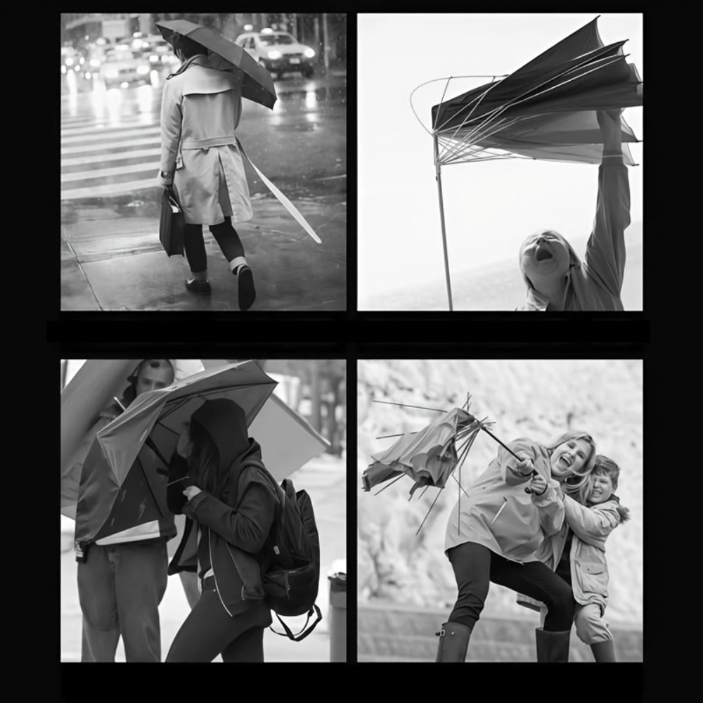 12 Bone Windproof And Folding Umbrella for Both Men And Women, Rain Gift Umbrella, Elegant Design, Comfortable Grip, Spring And Summer Selection, Beach, Vacation, Sun Umbrella, Suitable for Daily Commuting And Outdoor Activities
