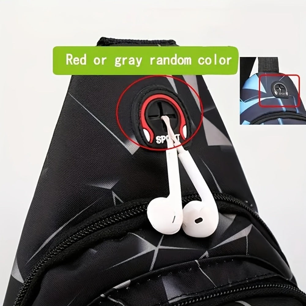 Couple Chest Bag, Men'S Casual Crossbody Bag, Trendy Sports Bag, Multifunctional Small Bag, Shoulder Bag, Unisex Version