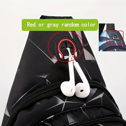 Couple Chest Bag, Men'S Casual Crossbody Bag, Trendy Sports Bag, Multifunctional Small Bag, Shoulder Bag, Unisex Version
