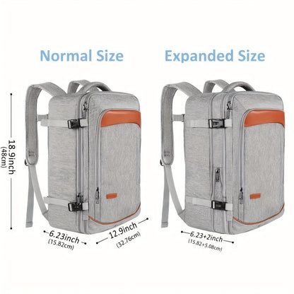 Travel Backpack, Extra Large 10.57gal Airline Approved Travel Backpacks with 3 Packing Cubes for Women Men,Carry On Backpack, Expandable Overnight Luggage Daypack Business Weekender Bag, Travel Backpack Airline Approved, Carry on Luggage,Black Friday