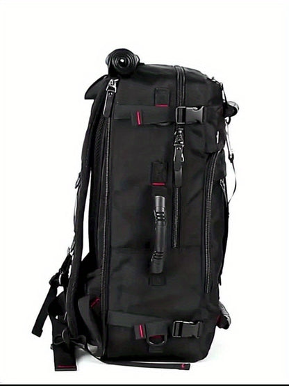 Spacious Travel Backpack, Versatile Shoulder Bag, Men'S Hiking Pack, Outdoor Sports Rucksack, Everyday Daypack, School Backpack, Compatible with 15.6-Inch And 17.3-Inch Laptops