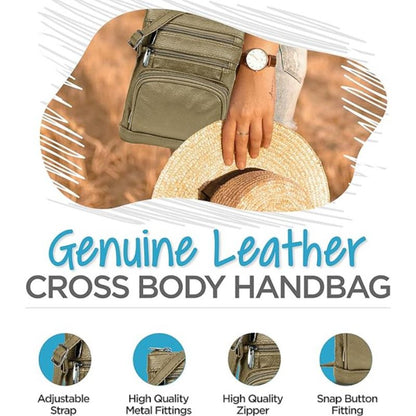 Women's Wallet – Genuine Leather, Multi Pocket, Adjustable Strap | Bag Vero – detail view 23