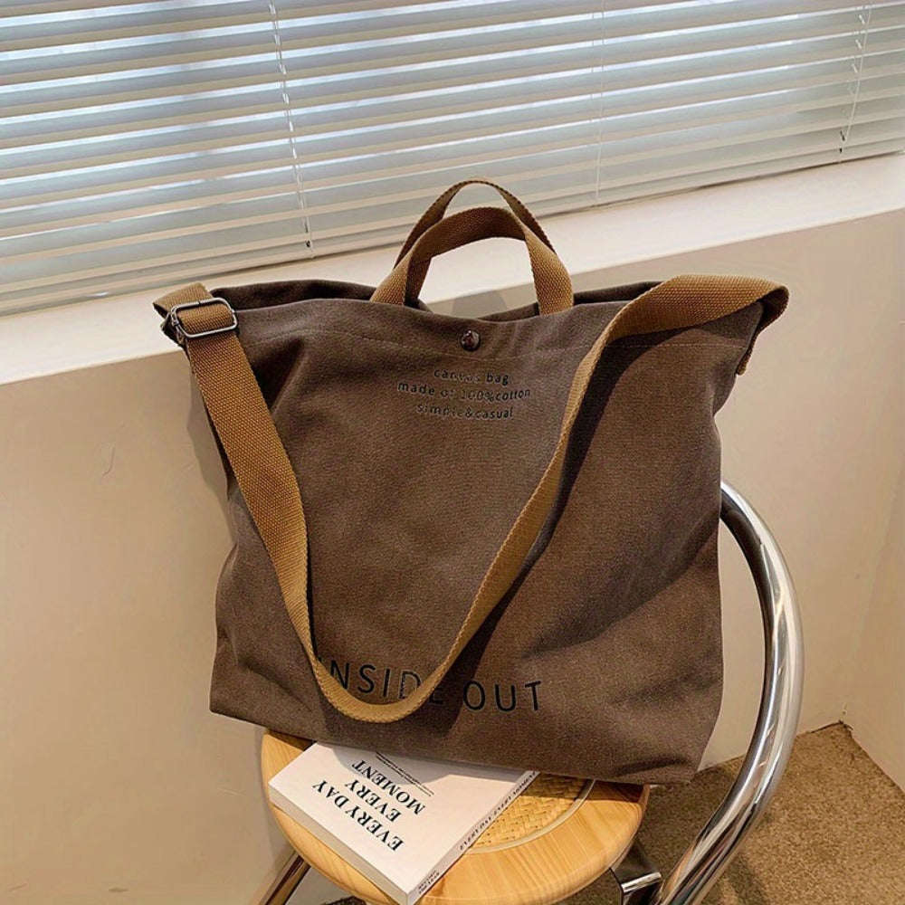 Crossbody Bag for Women – 5 Colors, Canvas, Large Capacity, for Travel & School | Bag Vero – detail view 10