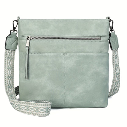 2025 New Fashion Large Capacity Retro Simple Solid Color PU Shoulder Bag Casual Daily Commuting Light Travel Practical Storage Ladies Single Shoulder Crossbody