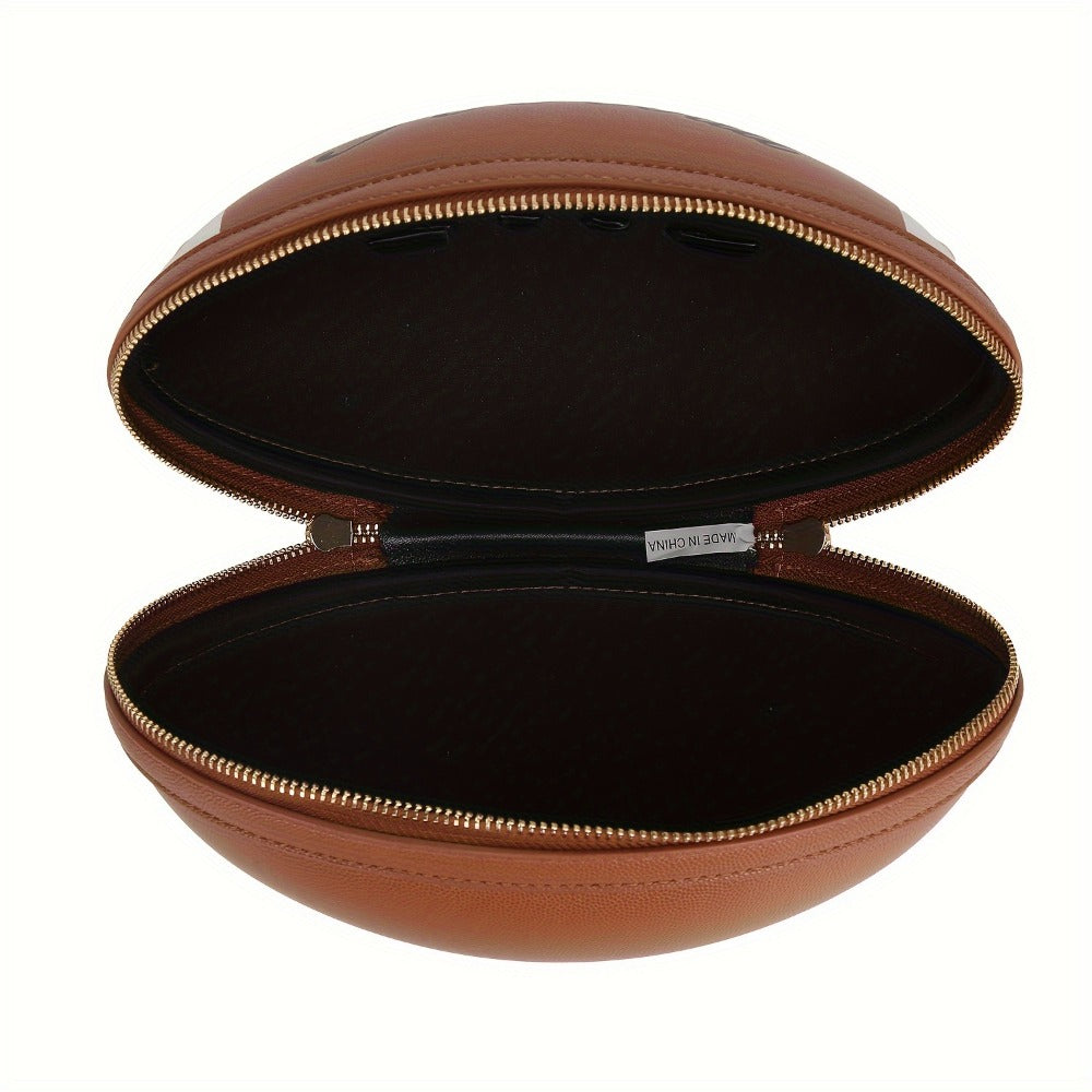 Crossbody Bag for Women – Denim, American Football Style Novelty Rugby | Bag Vero – detail view 9
