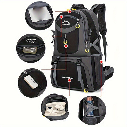 Men'S Large Capacity Outdoor Backpack, Sports Hiking Bag