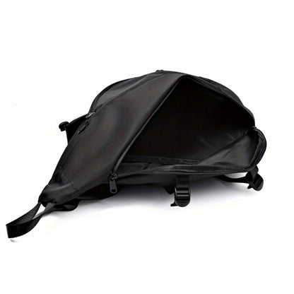 Street Minimalist Shoulder Bag, Large Capacity Fashionable Travel Bag, Men's Commuting Bag, Quality Bag, Motorcycle Bag