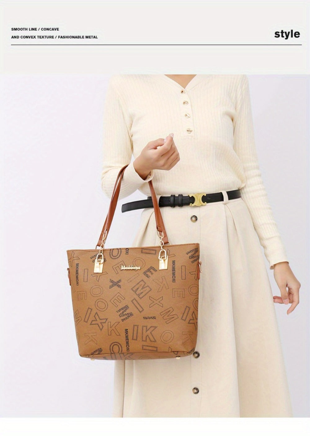Crossbody Bag for Women – 6-Piece, Large Capacity | Bag Vero – detail view 17
