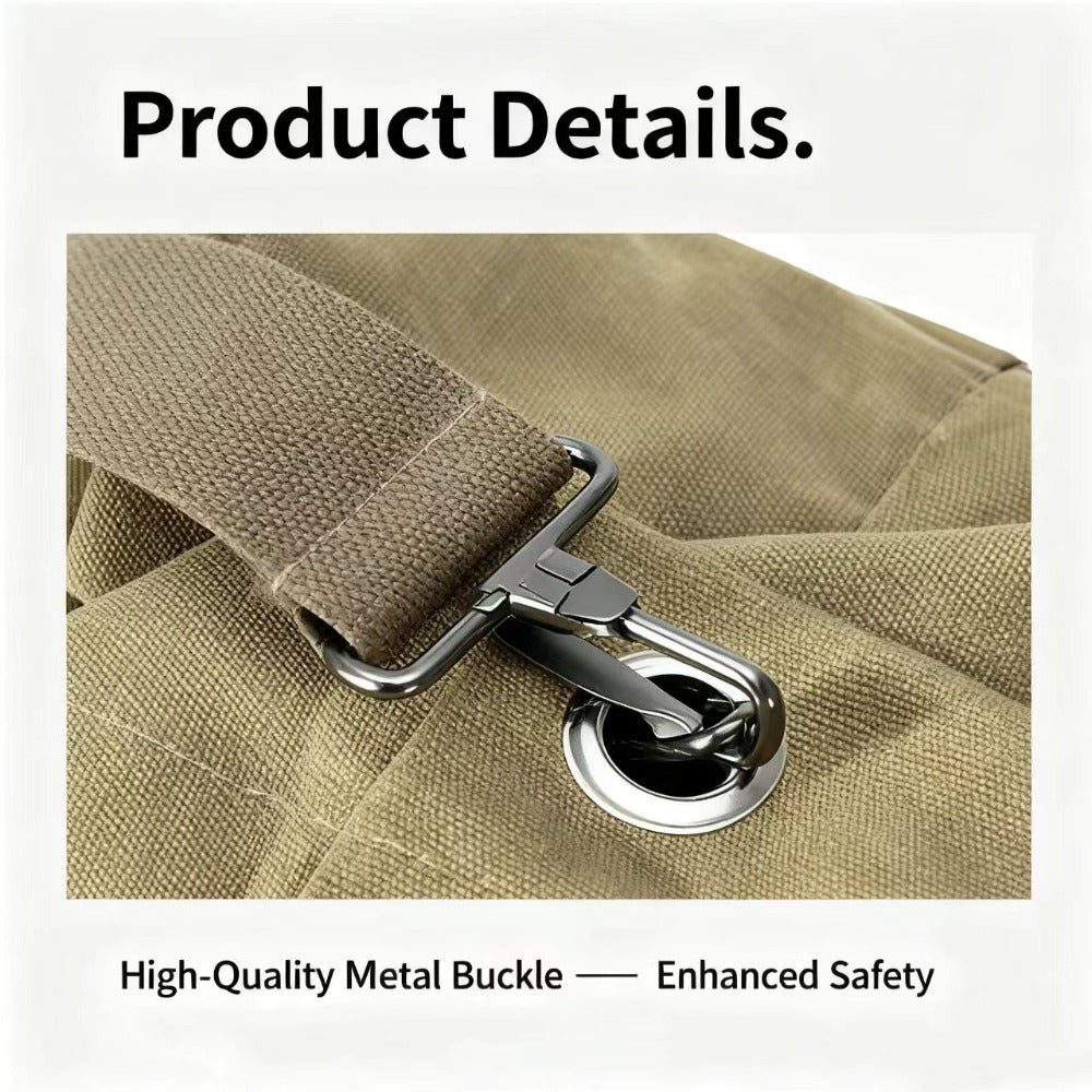 Men'S Large-Capacity Backpack: Adjustable Shoulder Straps, Multi-Compartment Design And Side Pockets. Ideal for Outdoor Trips Or Daily Use. Large-Capacity Canvas Backpack, Outdoor Hiking Bag, Travel Duffel, Men'S Sports Bag. Bonus Phone Pouch