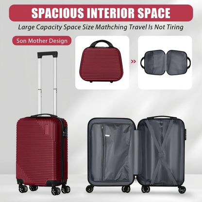 Carry On Luggage – 20 Inch, Hardshell, TSA Lock, Lightweight | Bag Vero – detail view 25