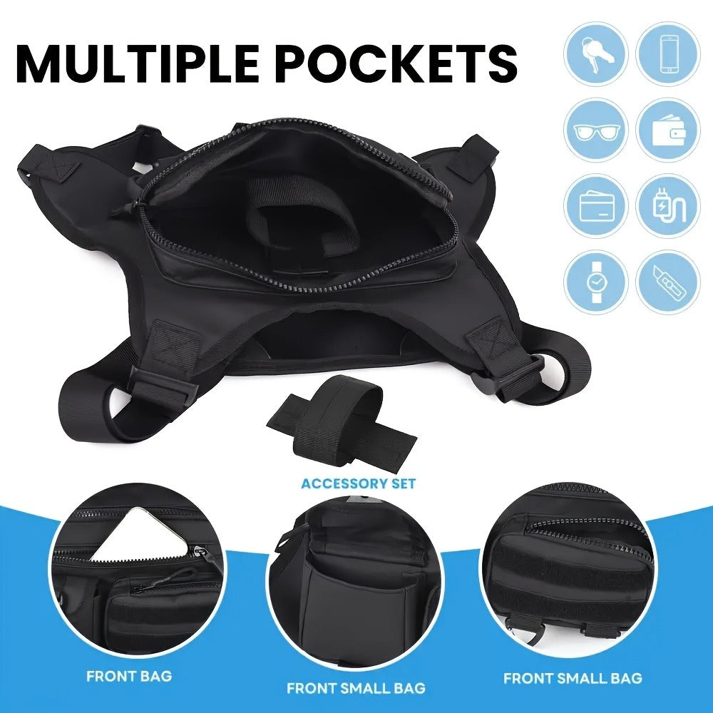 Sling Bag – for Travel & Work, Tactical Sports Chest Hollowed Out | Bag Vero – detail view 19
