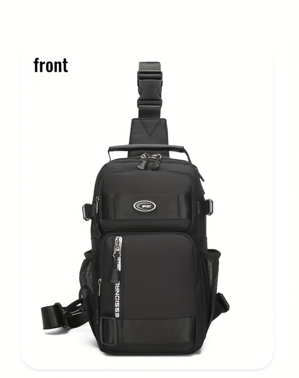 Men's Chest Bag Crossbody Sling Bag for Women Large Capacity Fashionable Travel Casual Phone Holder Gift for Boyfriend Him Perfect Gift Idea Four Types Of Carrying Methods Single Shoulder, Crossbody, Double Back, Handbag
