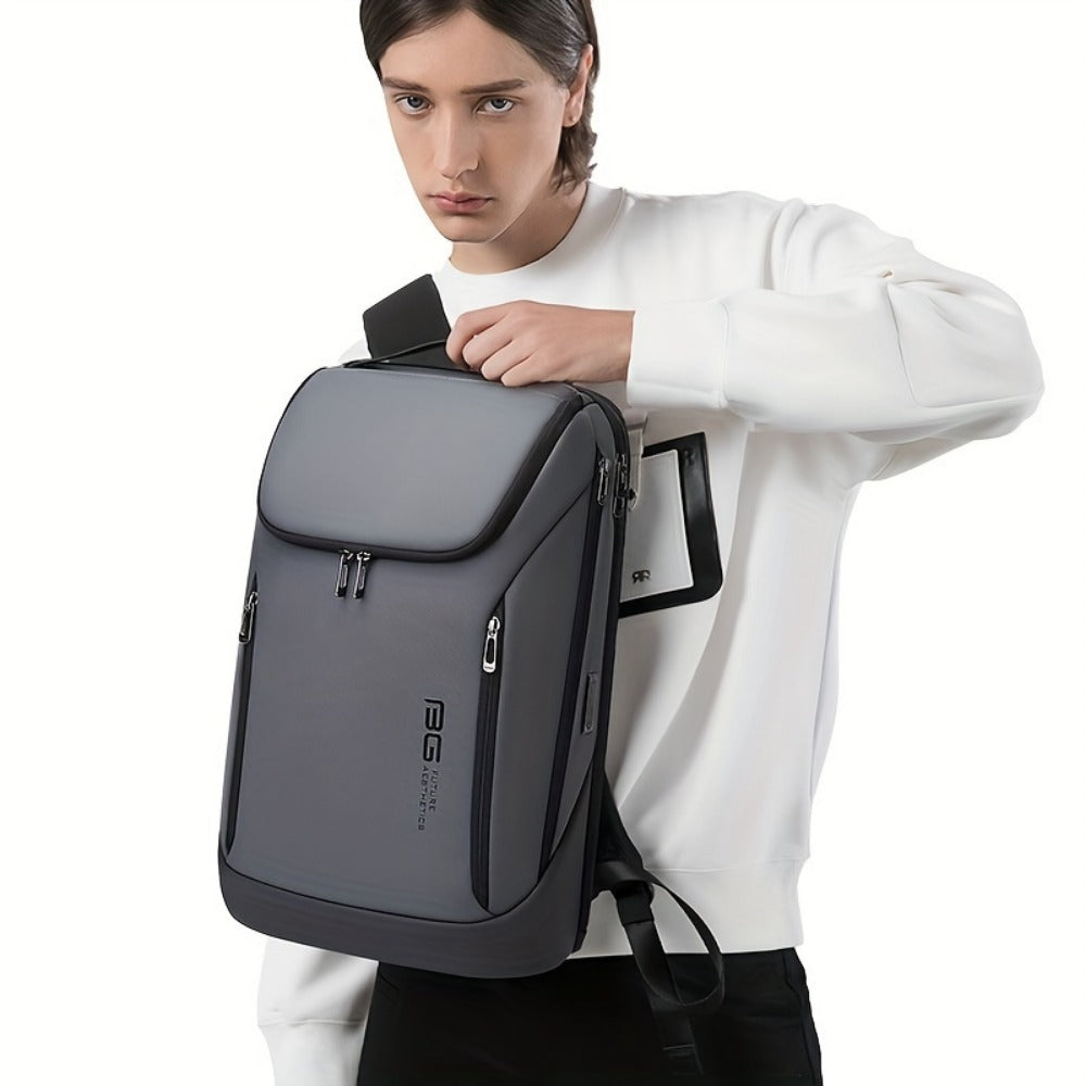 Laptop Backpack – USB Charging, Large Capacity, Trolley Sleeve, for Travel & Work | Bag Vero – detail view 17