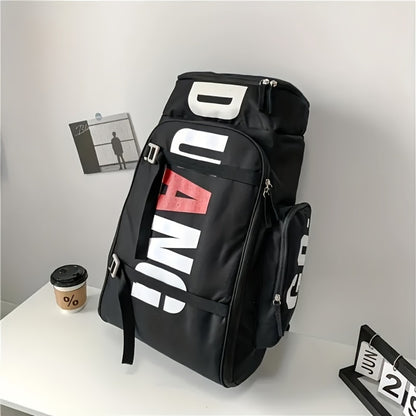 Large Capacity Travel Backpack Lightweight Oxford Fabric Multi-Compartment Design with Wet/Dry Separation, Dedicated Tablet Sleeve & Multiple Pockets-Stylish Durable Daypack for Outdoor Adventures, Hiking, Commuting, School, And Business Trips