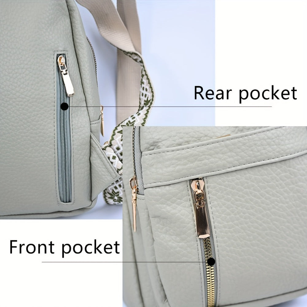Women'S Backpack with Adjustable Shoulder Straps, Spacious Handbag - Sturdy Zipper Fastening, Multiple Storage Compartments, Ideal Present for Women And Teens. Purse Backpack for Women