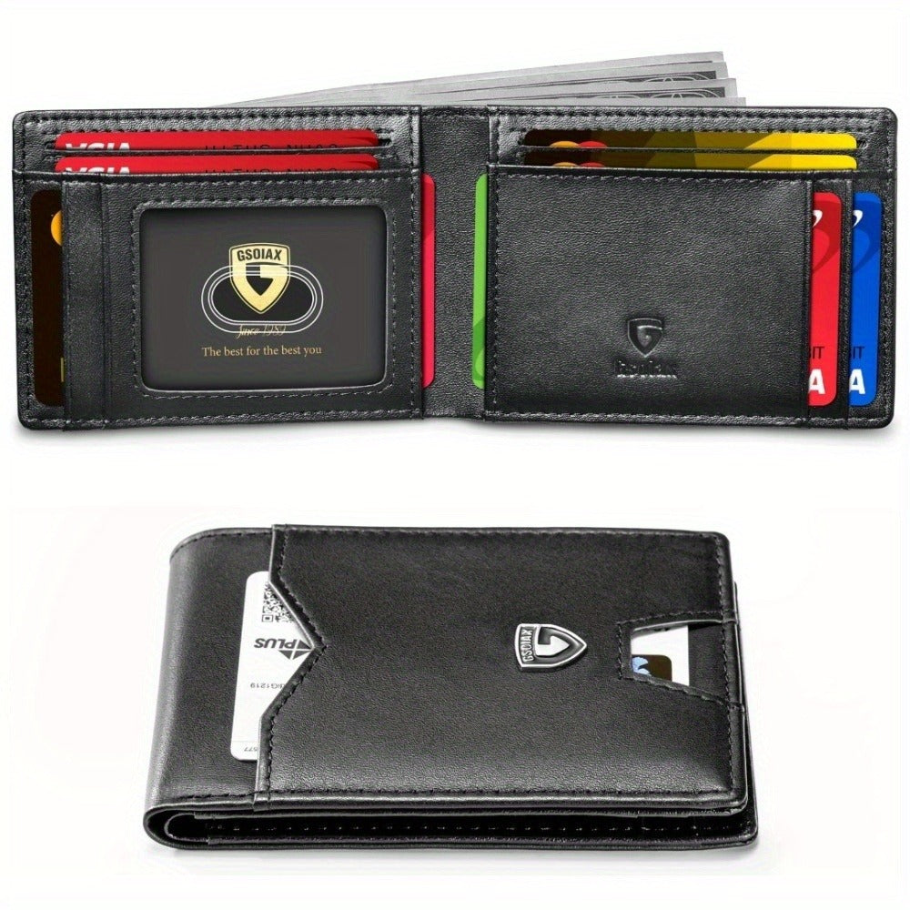 Men's Wallet – RFID Blocking, Slim Rfid Blocking Bifold Carbon | Bag Vero – detail view 12