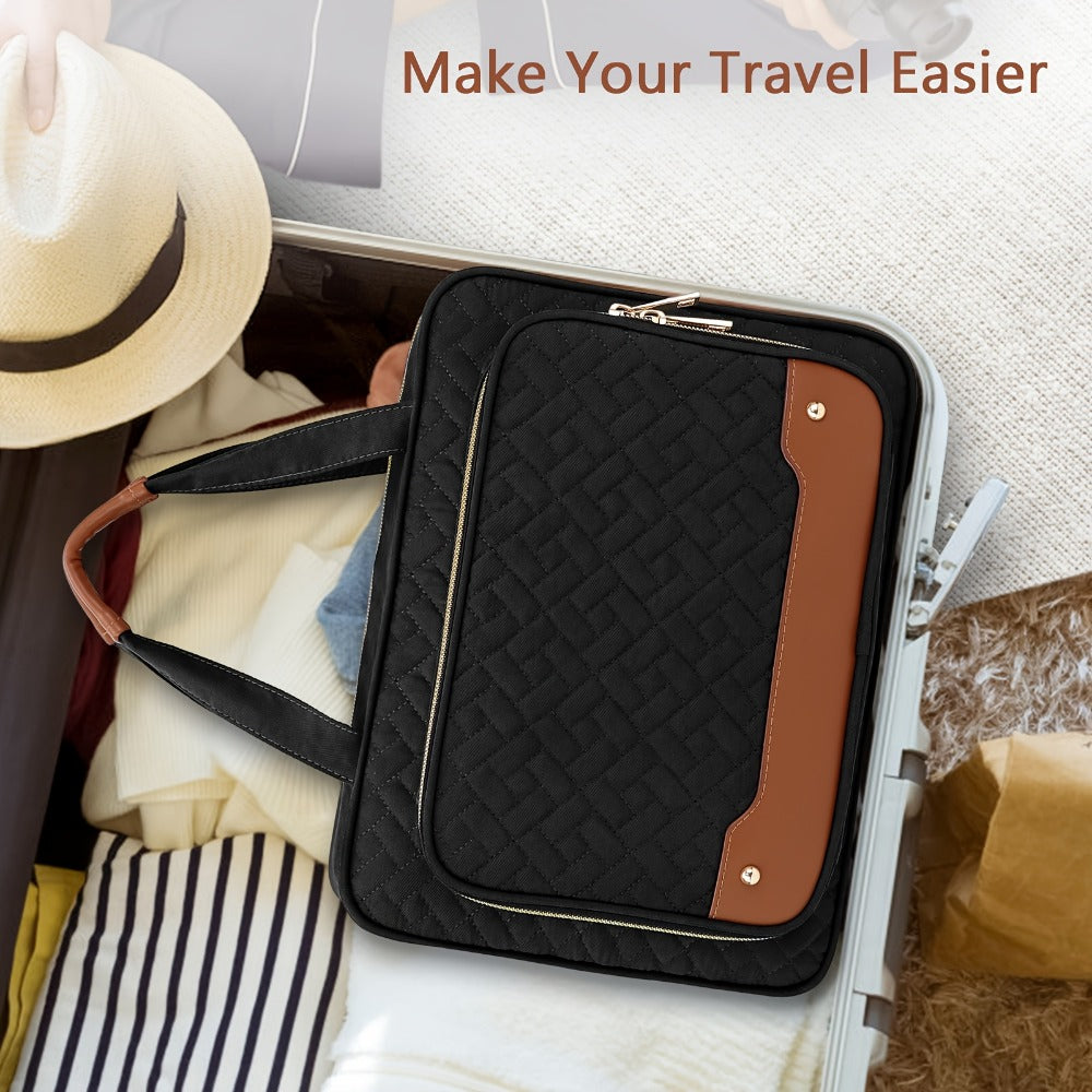 Travel Makeup Bag – for Travel, Weekender Toiletry Hanging Hook Jewelry | Bag Vero – detail view 9