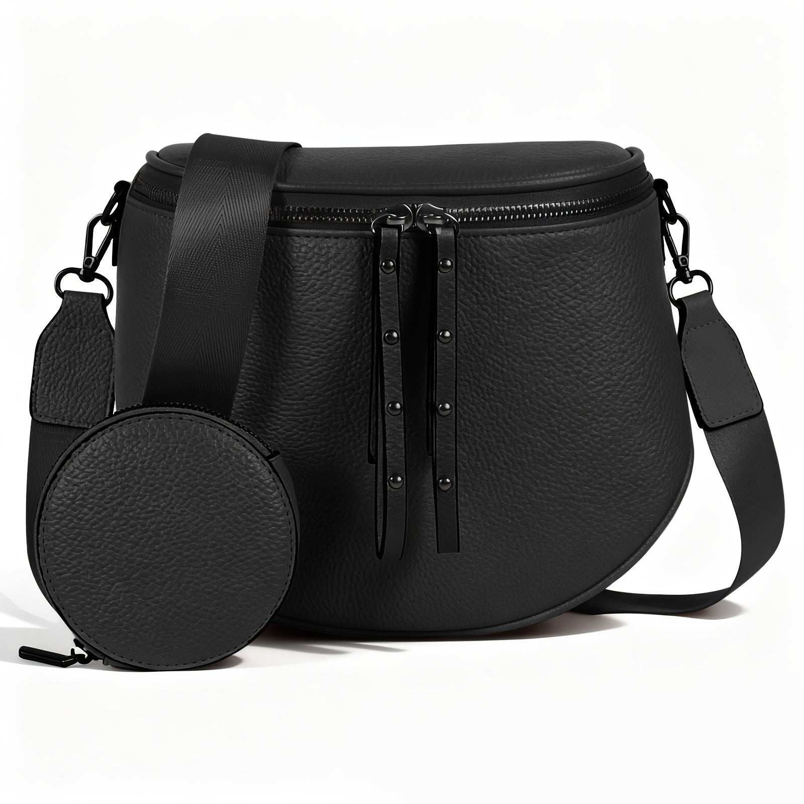 Crossbody Bag for Women – for Travel & Everyday Use, Detachable Strap Plaid Multi | Bag Vero – detail view 28