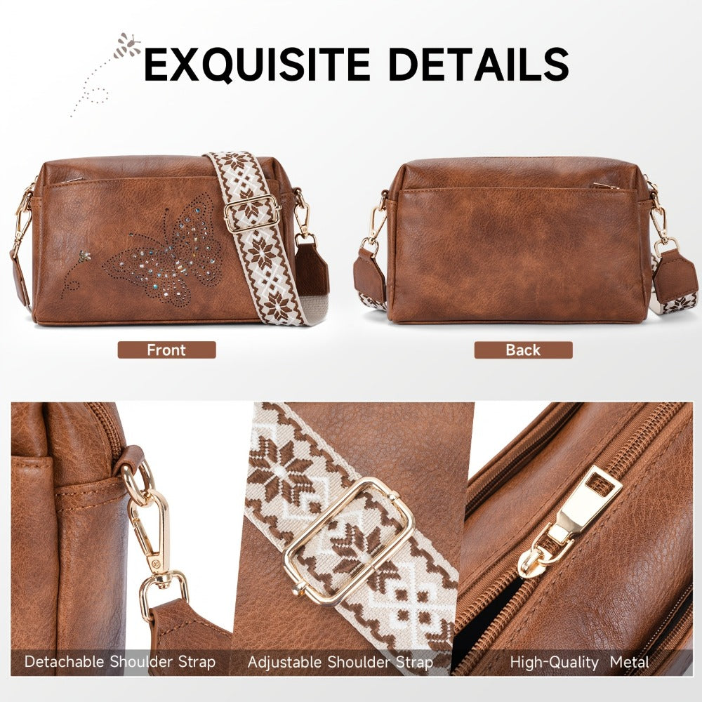 Crossbody Bag for Women – Adjustable Strap, Lightweight, for Everyday Use | Bag Vero – detail view 11