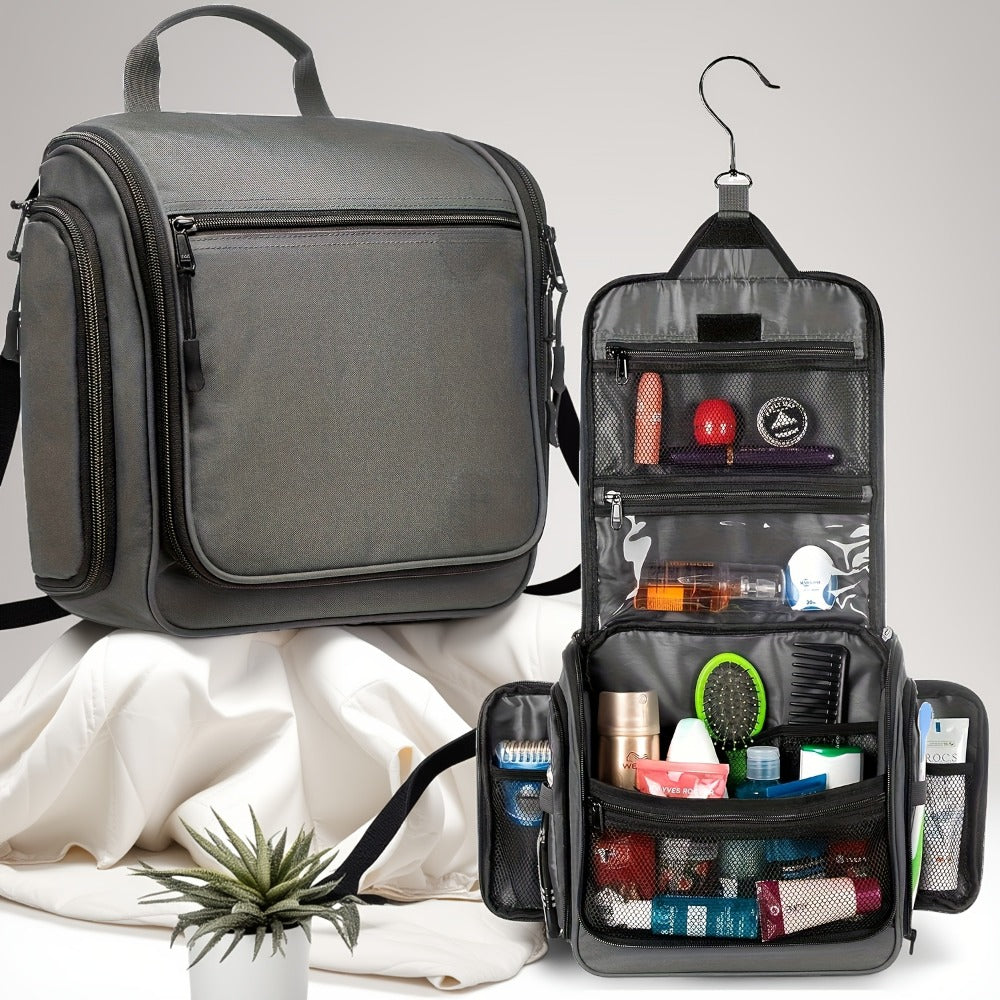 Travel Makeup Bag – for Travel, Hanging Toiletry Metal Rotating Hook | Bag Vero – detail view 3