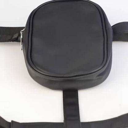 1pc Cycling Motorcycle Leg Bag, Versatile Leg Belt Bag, Outdoor Skew Straddle Bag, in Black Color