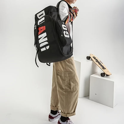 Large Capacity Travel Backpack Lightweight Oxford Fabric Multi-Compartment Design with Wet/Dry Separation, Dedicated Tablet Sleeve & Multiple Pockets-Stylish Durable Daypack for Outdoor Adventures, Hiking, Commuting, School, And Business Trips