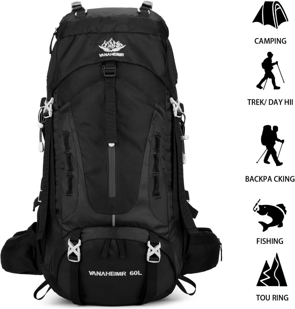 Travel Backpack – 50L, Lightweight, for Travel | Bag Vero – detail view 22