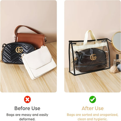 Transparent Carry-On Storage Bag (Non-Hanging Style), Ideal for Wallets, Cash, Cards, Receipts, And Travel Documents. Features a Zipper Closure And Cabinet-Style Design, Perfect for Office Storage with a Minimalist Aesthetic