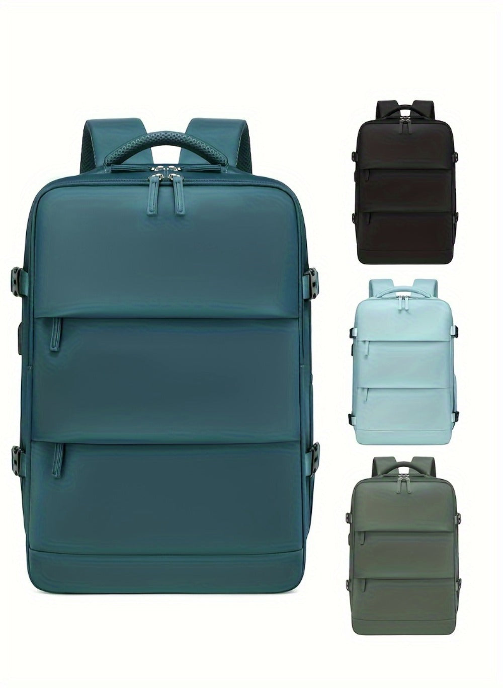 1pc Carry-On Backpack, a Spacious Travel Bag Suitable for Both Men And Women, Approved by Airlines, Ideal for Hiking And Business Use As a Laptop Daypack