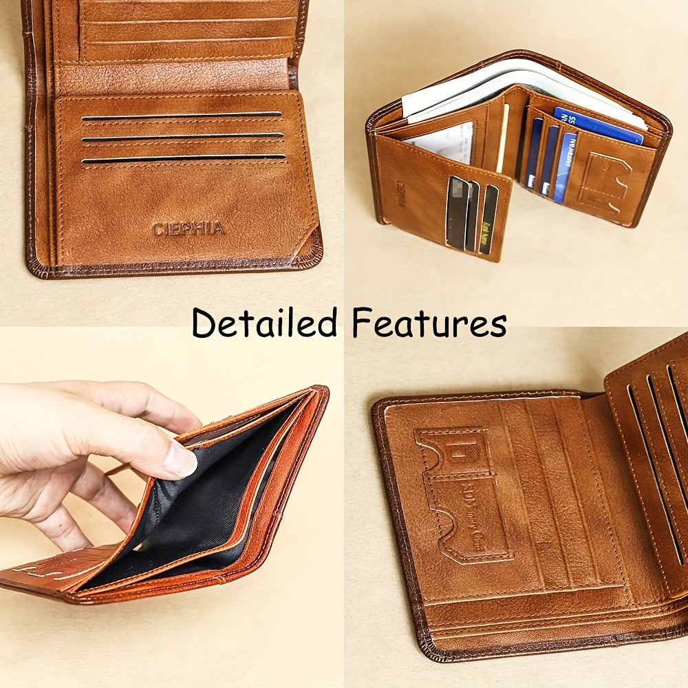 Men's Wallet – Genuine Leather, RFID Blocking | Bag Vero – detail view 28