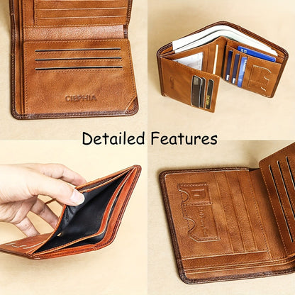 Men's Wallet – Genuine Leather, RFID Blocking | Bag Vero – detail view 28