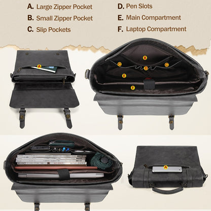 Laptop Bag – 15.6 Inch, Waterproof, for Travel & Work | Bag Vero – detail view 8