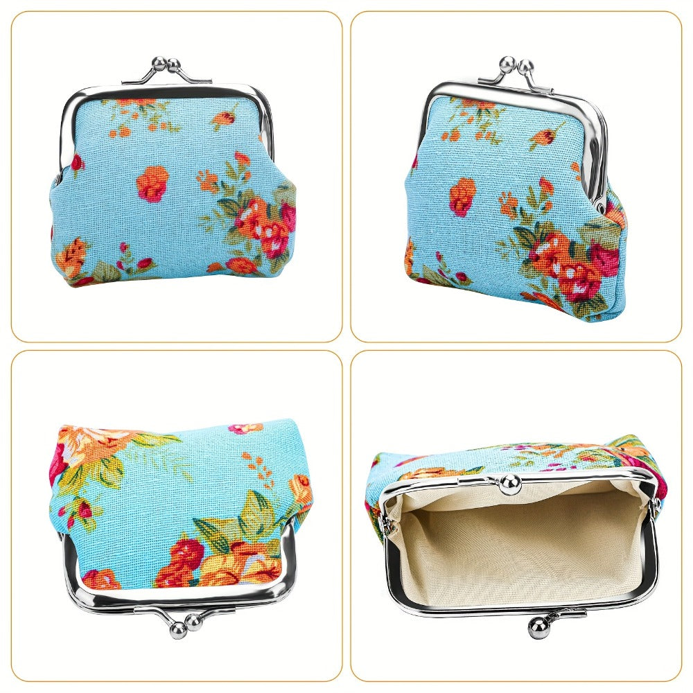 Men's Wallet – Mini, Floral Coin Set Of Metal | Bag Vero – alternate view