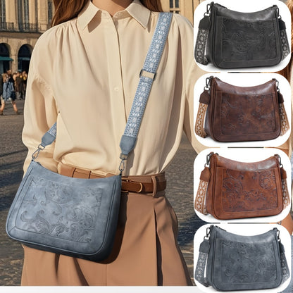 Embossed Crossbody Handbags Shoulder Bags For Women - Everyday Purse With Adjustable Strap - Ladies Bag Tote For Mom Gift Classic Chic
