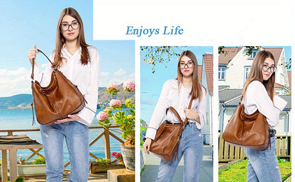 Hobo Bags For Women, Purses And Handbags Large Pocketbooks Designer Bucket Shoulder Bags