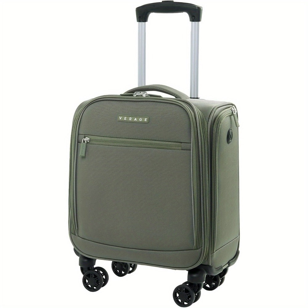 Compact Wheeled Luggage Designed to Fit Under The Seat, 14.5-Inch Spinner Suitcase, Lightweight Softside Travel Bag Suitable for Both Men And Women, Ideal for Airplane Carry-On