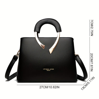 Fashionable Women's Handbag High-Quality Fabric Mom Bag Simple Single Shoulder Crossbody Bag Three-Layer Large Capacity Vintage Tote Bag