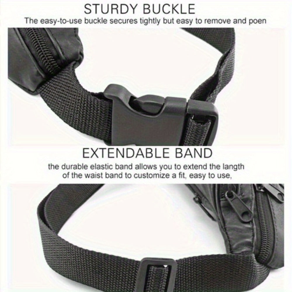 Waist Bag – Multi-Pocket, Large Capacity, Adjustable Strap, for Travel & Work | Bag Vero – detail view 6