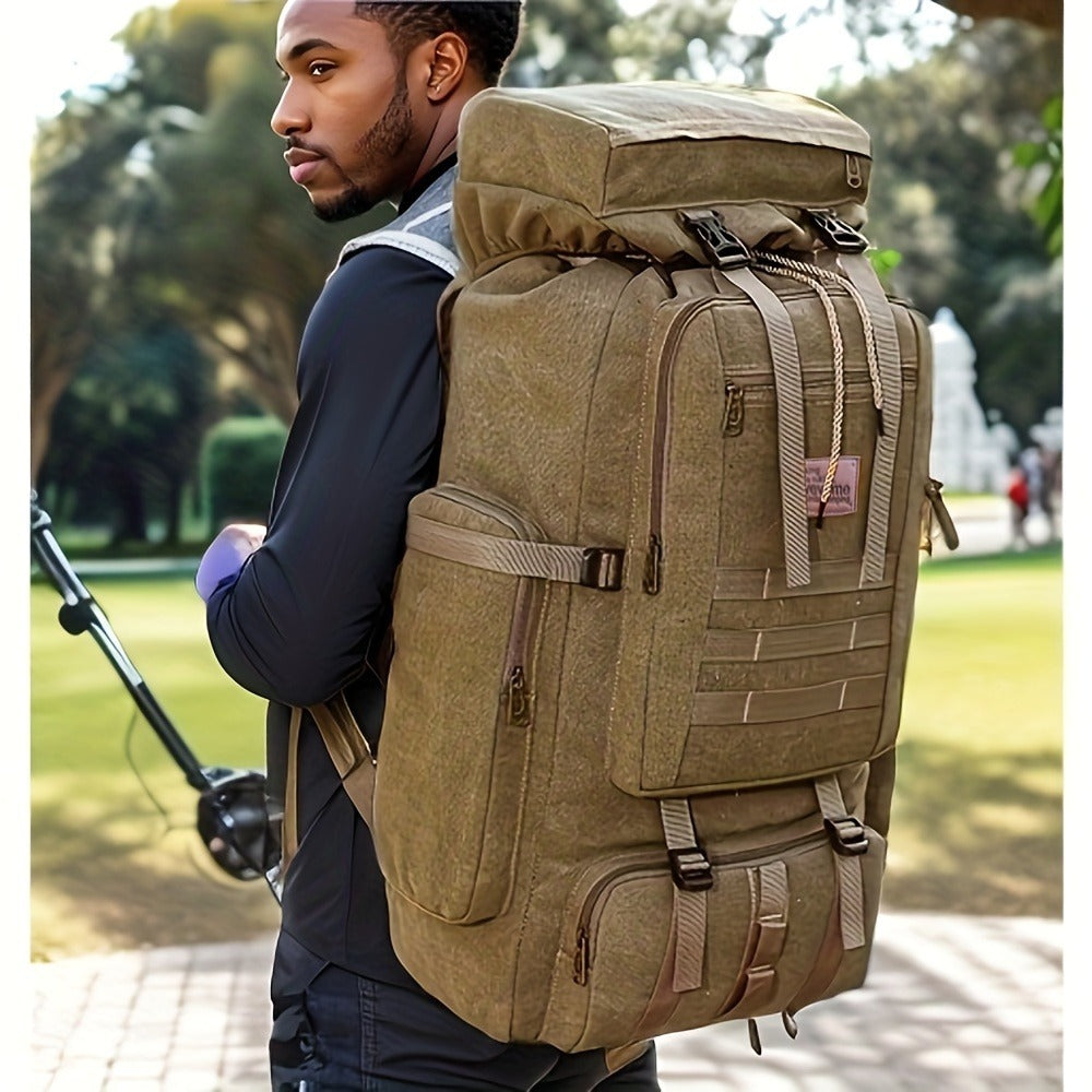 Gym Duffel Bag – 90L, Canvas, Large Capacity | Bag Vero – detail view 6