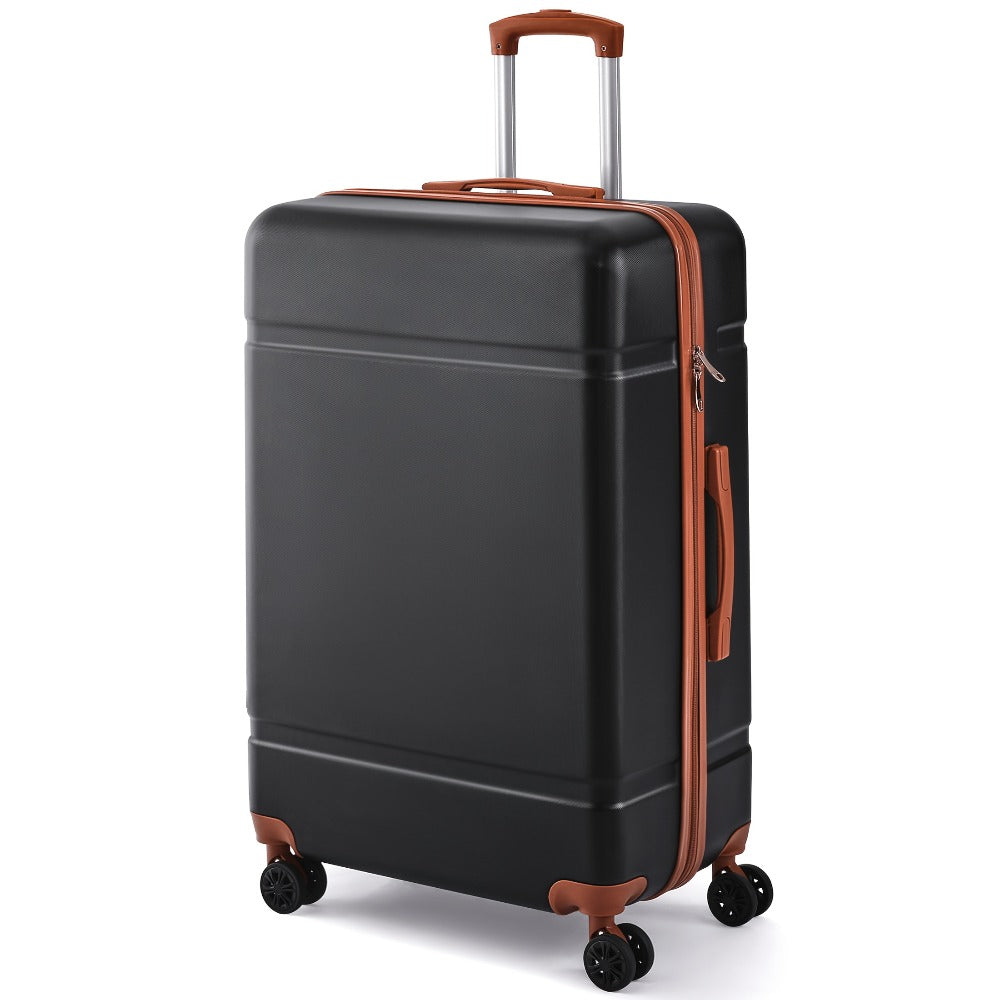 Luggage with Spinner Wheels, ABS Hardshell Suitcase, 20 Inch Carry On, 24 Inch Medium & 28 Inch Checked Suitcase Or 3pcs Luggage Set (20/24/28)