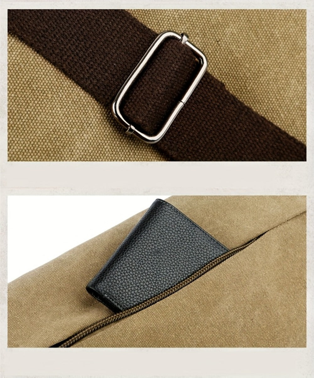 Laptop Bag – Canvas, Adjustable Strap, for Travel & School | Bag Vero – detail view 14