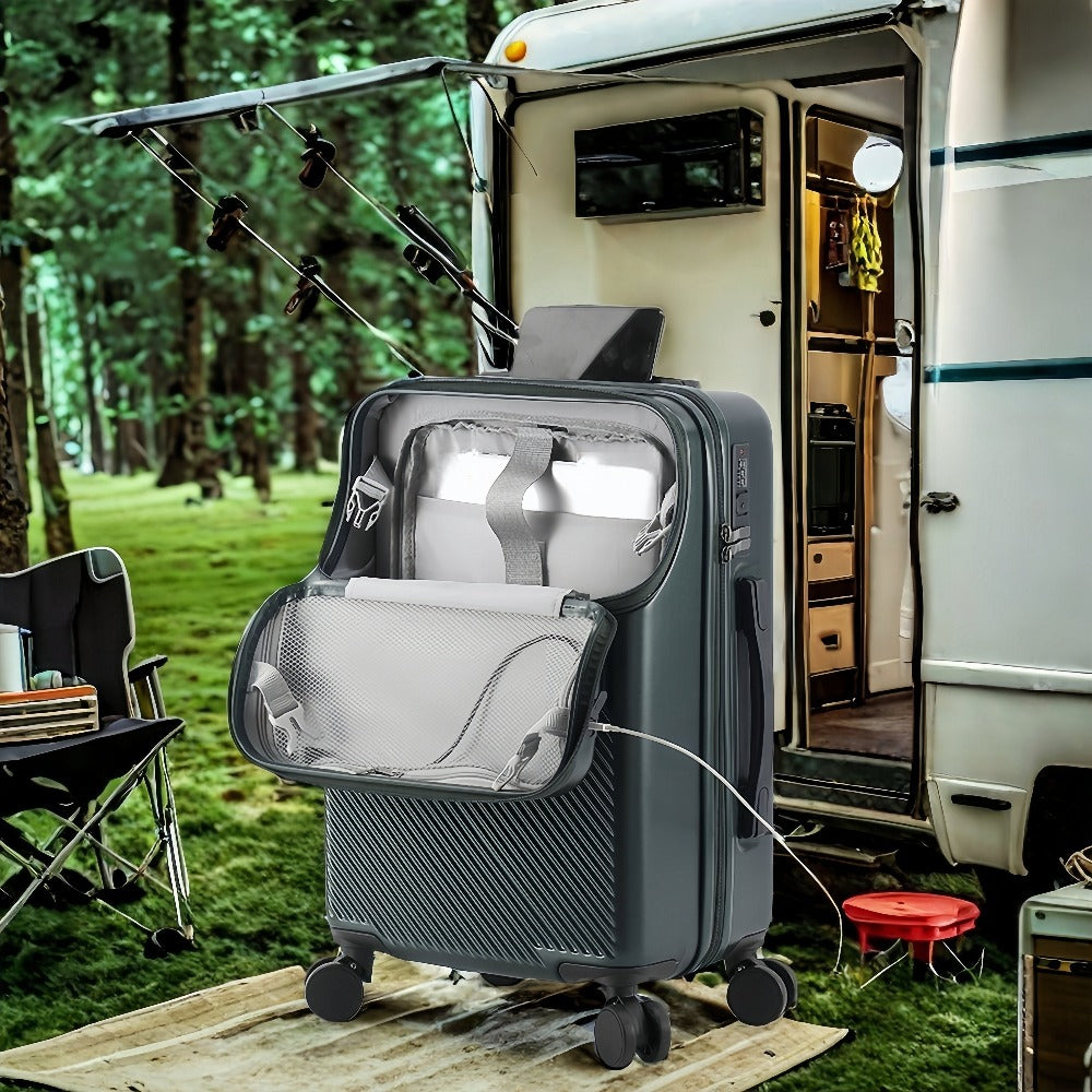 Carry On Luggage – 26 Inch, TSA Lock, Spinner Wheels, for Travel | Bag Vero – front view