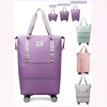 Carry On Luggage – Expandable, Rolling Duffel Detachable Wheels Expandable | Bag Vero – front view