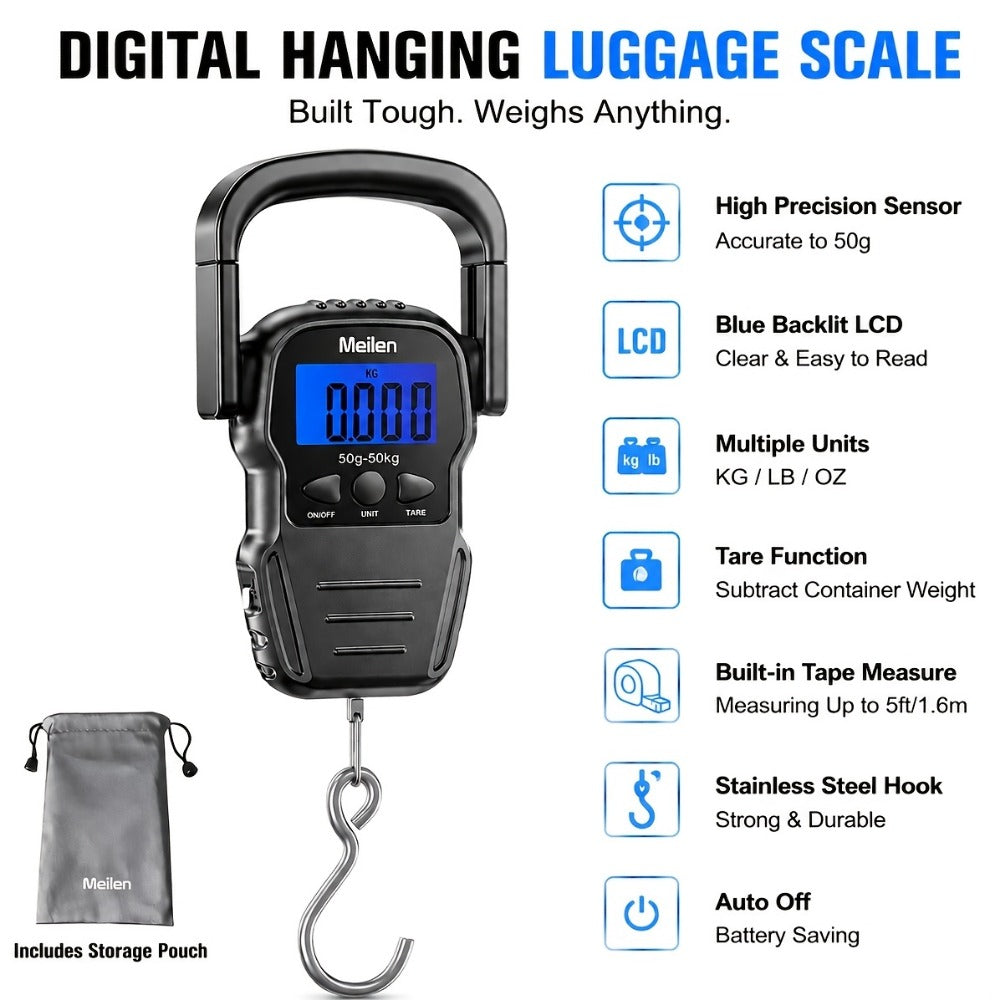 Carry On Luggage – for Travel, Digital Scale 110lb 50kg Portable | Bag Vero – front view