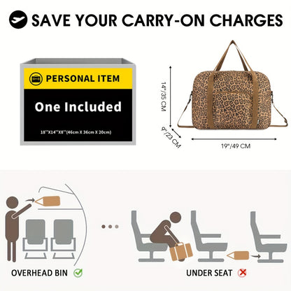 Carry On Luggage – 18 Inch, Foldable, Lightweight, for Travel – detail view 3