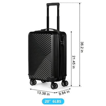 Carry On Luggage – 6 Colors, 20 Inch, ABS Hardshell, Spinner Wheels – detail view 9