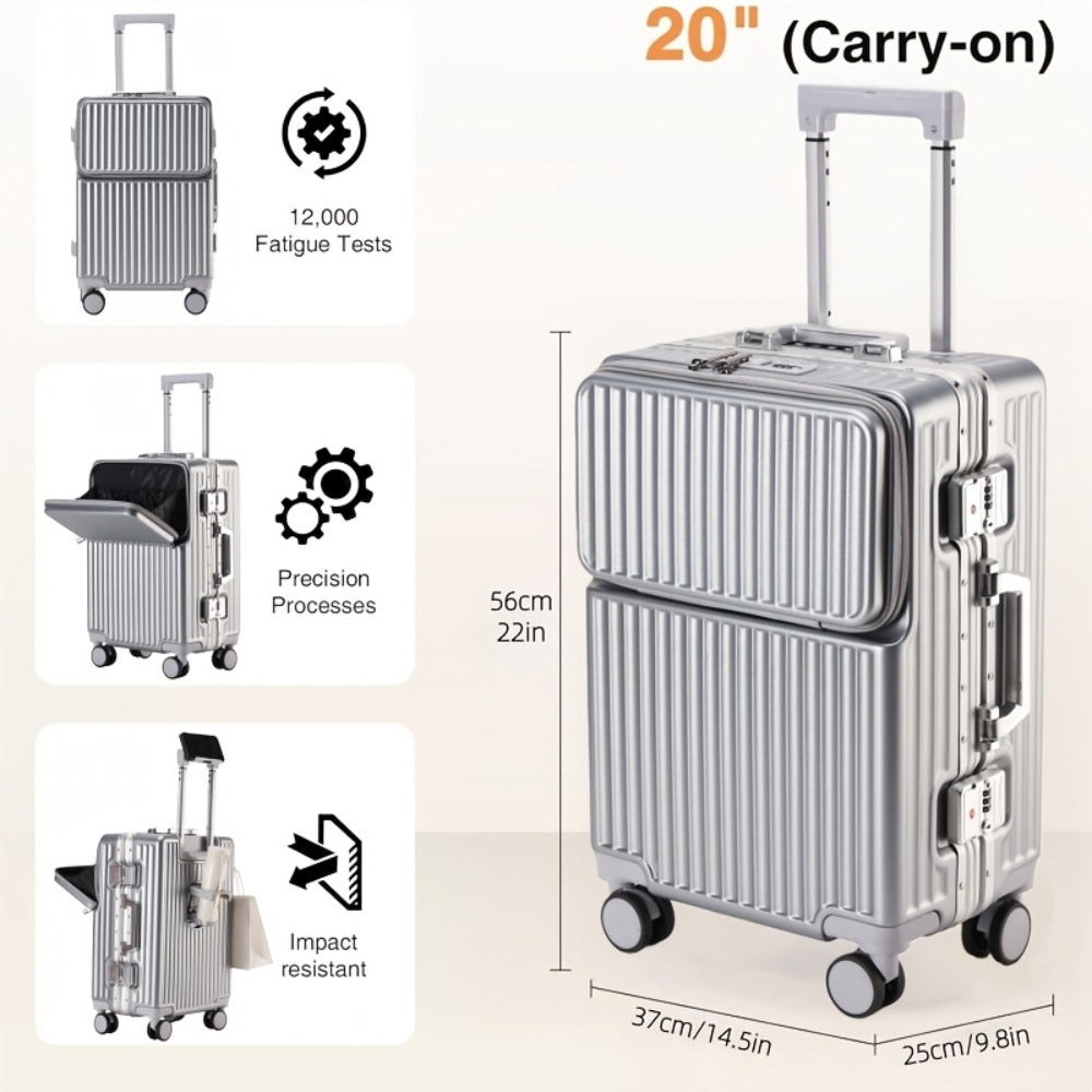 Carry On Luggage – 20 Inch, Spinner Wheels – detail view 3