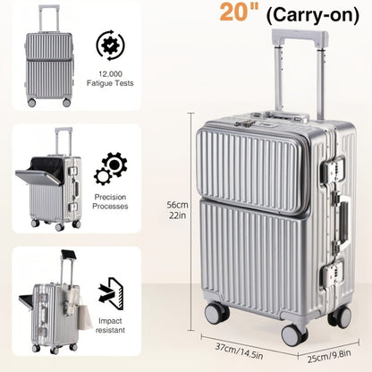 Carry On Luggage – 20 Inch, Spinner Wheels – detail view 3